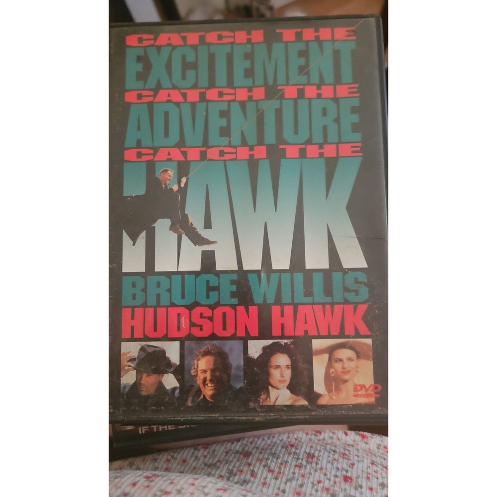 Hudson Hawk DVD Bruce Willis Action Comedy Movie 1991 TriStar Pictures